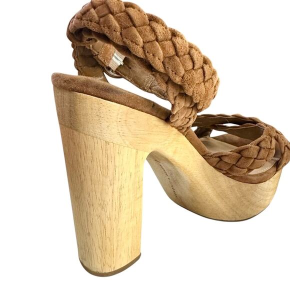 Veronica Beard Brown Platform Heels - Picture 13 of 16